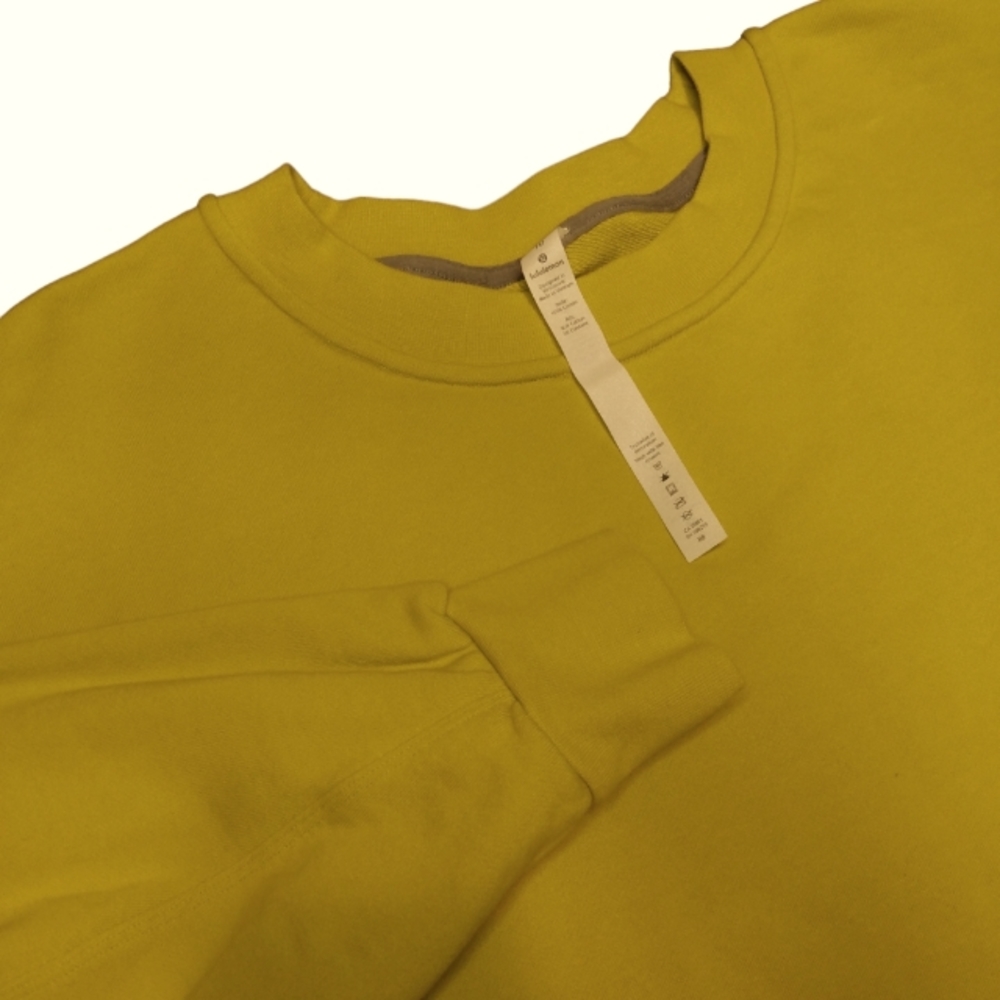 Lululemon Perfectly Oversized Crew‎ Lime Green size 10